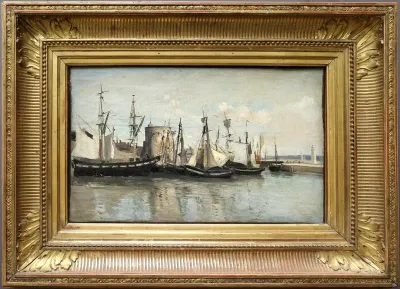 La Rochelle. Entrée du port d'échouage.