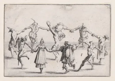 La Ronde (The Round Dance), from "Les Caprices" Series A, The Florence Set