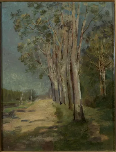 La route à Bièvres.