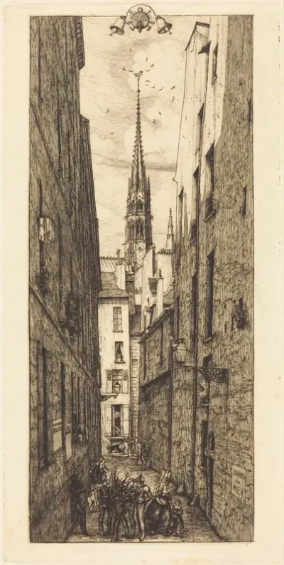 La Rue des Chantres, Paris (Chantrey Street, Paris)