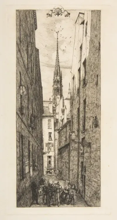 La Rue des Chantres, Paris