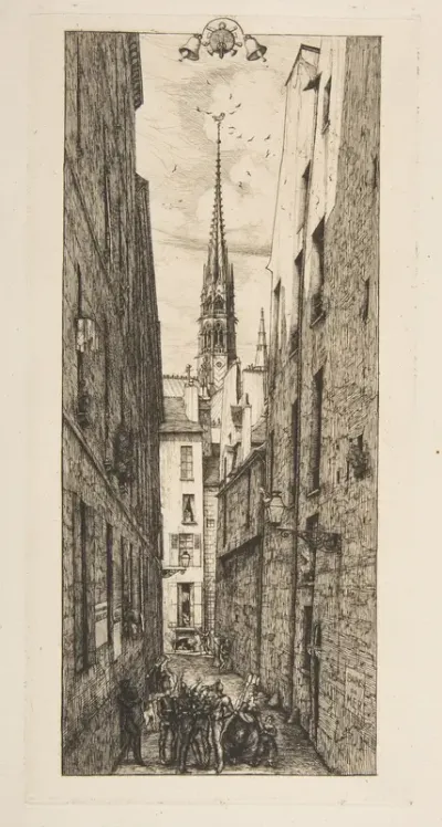 La Rue des Chantres (Rue des Chantres, Paris)