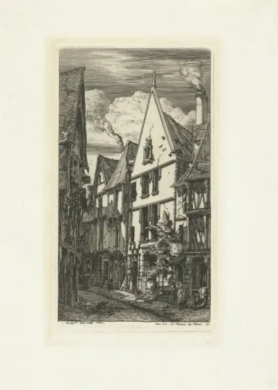 La Rue des Toiles à Bourges