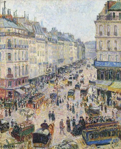 La rue Saint-Lazare, temps lumineux
