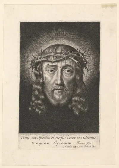 La sainte Face couronnee d'epines, (petit format)