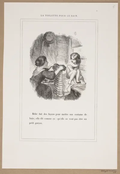 La toilette pour le bain