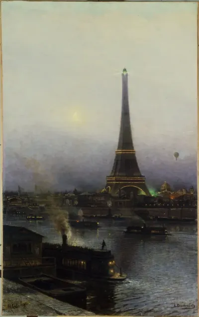 La tour Eiffel, la nuit