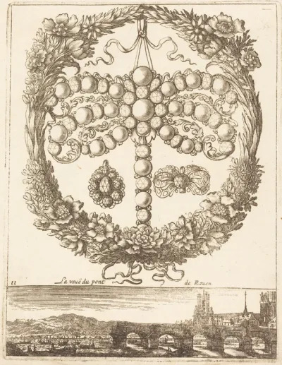 La veue du pont de Rouen
