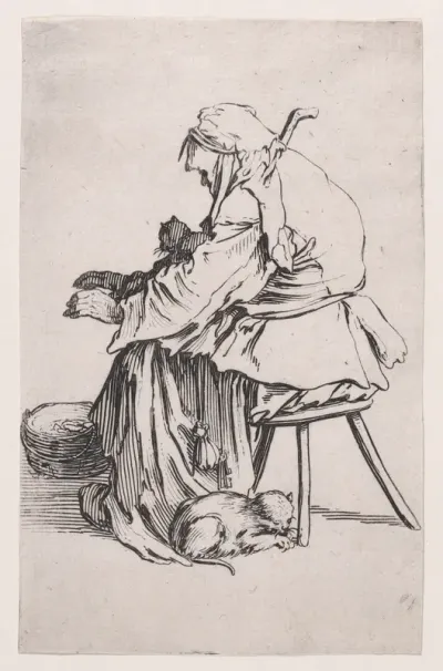 La Vieille aux Chats (The Old Woman with Cats), from "Les Gueux suite appelée aussi Les Mendiants, Les Baroni, ou Les Barons" (The Beggars, also called the Barons)