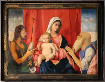 La Vierge et l'Enfant entre saint Jean Baptiste et saint Jérôme