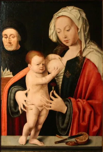 La Vierge, l'Enfant et un donateur