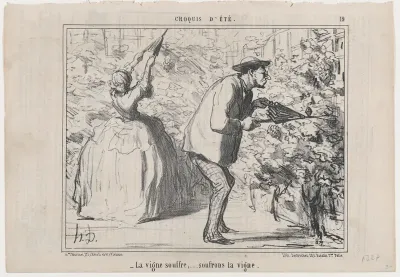 La vigne souffre,... soufrons la vigne, from "Croquis d'Été"