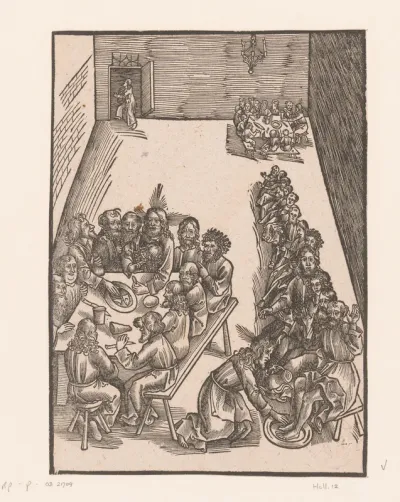 Laatste avondmaal en de voetwassing