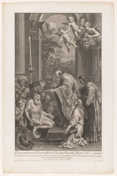 Laatste communie van H. Hieronymus