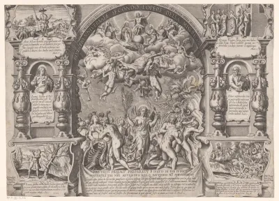 Laatste Oordeel met prefiguraties