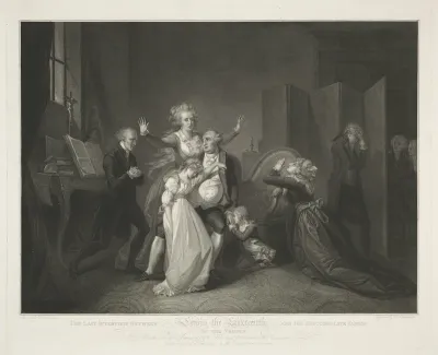 Laatste samenzijn van Lodewijk XVI en zijn familie