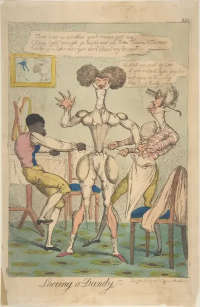 Laceing [sic] a Dandy