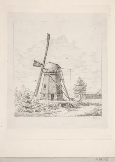 Ladegaardsmøllen ved Roskilde