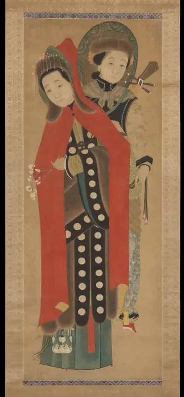 Lady and Attendant