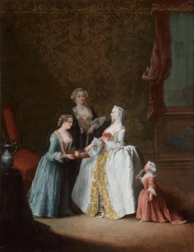 Lady at Her Toilette