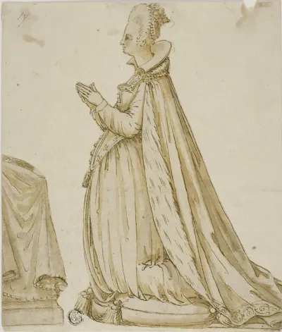 Lady Before a Prie-Dieu