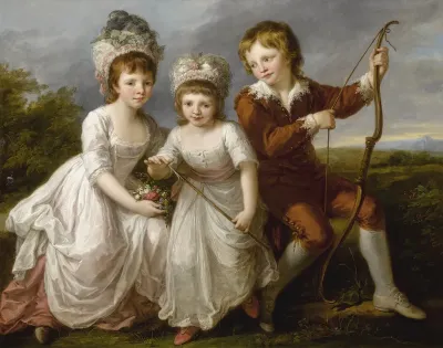 Lady Georgiana Spencer, Henrietta Spencer and George Viscount Althorp