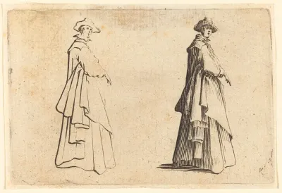 Lady in a Large Coat