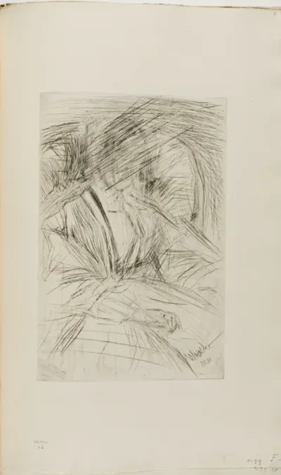 Lady in an armchair