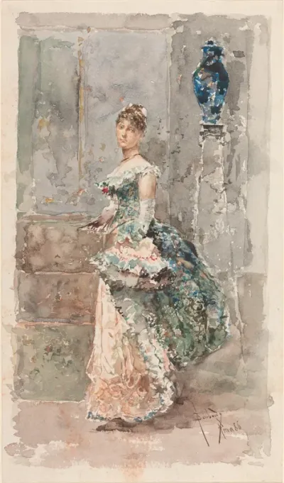 Lady in Formal Dress