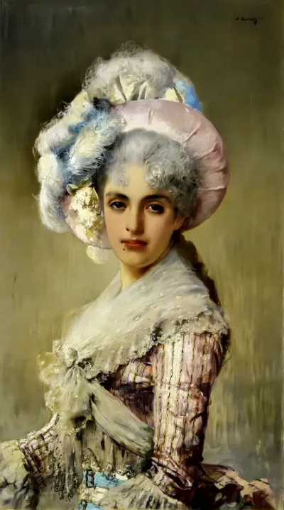 Lady in pink