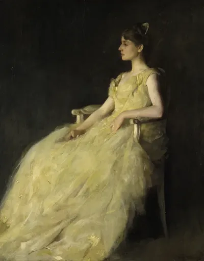 Lady in Yellow