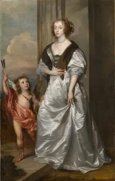 Lady Mary Villiers, Later Duchess of Richmond and Lennox, with Charles Hamilton, Lord Arran