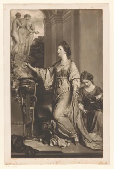 Lady Sarah Bunbury Sacrificing to the Graces