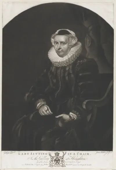 Lady Sitting in a Chair