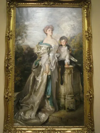 Lady Warwick and her Son