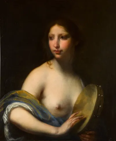 Lady with a tambourine, the Muse Erato