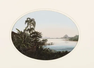 Lagoa Rodrigo de Freitas (Morro Dois Irmãos) (atribuído)