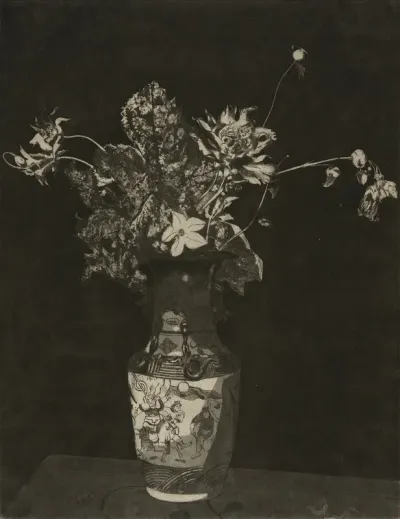 L'Agonie des Fleurs (Black and White Version)