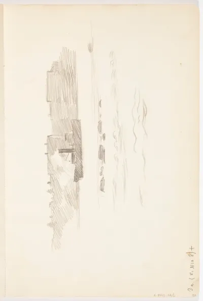 Laiva rannassa. 1920- tai 1930-luvulta.