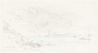 Lake in a Mountainous Landscape