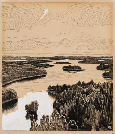 Lake Saimaa from the Poem The Fifth of July