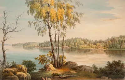 Lakeside View near Träskända Manor