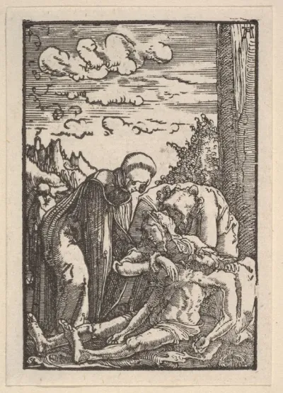 Lamentation, from "The Fall and Salvation of Mankind Through the Life and Passion of Christ"