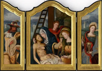 Lamentation Triptych. Mary Magdalene