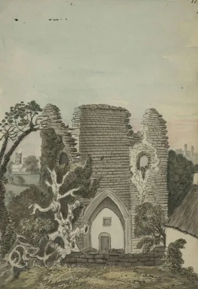 Lanblethian Castle from East