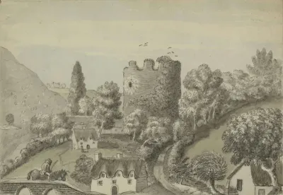 Lanblethian Castle from South