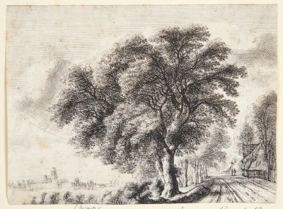 Landevej, i baggrunden Dordrecht