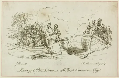 Landing of British Army under Abercrombie