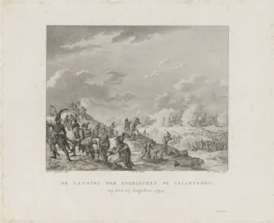 Landing van de Britten bij Callantsoog, 1799