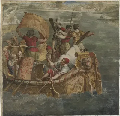 Landing van Scipio Africanus bij Carthago